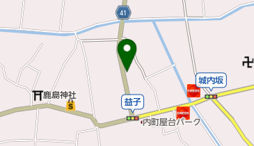 法師人自転車店の地図画像
