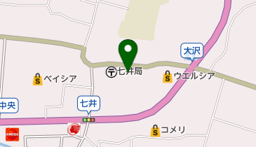 真岡信用組合 七井支店の地図画像