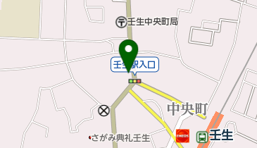 金田商店の地図画像