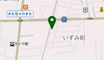 かつ美容室の地図画像