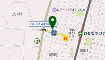 ほかほか弁当おもちゃのまち店の地図画像