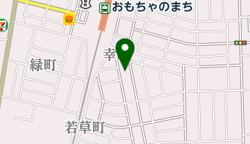 なかた洋品の店の地図画像