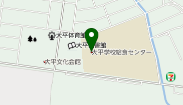 栃木市役所 大平総合支所 大平学校給食センターの地図画像