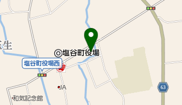 塩谷物療院の地図画像