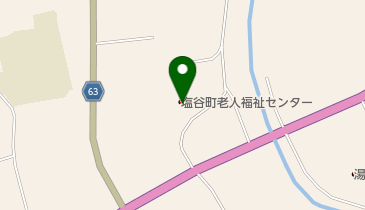 塩谷町老人福祉センターの地図画像