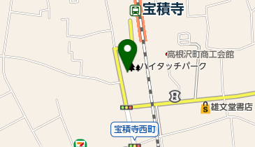 ミートショップこしみずの地図画像