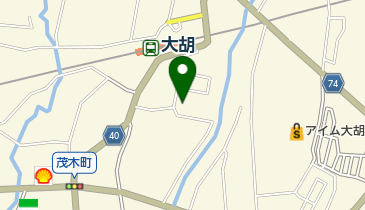 大胡長生療院の地図画像