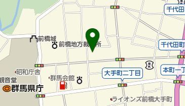 群馬県中小企業会館の地図画像
