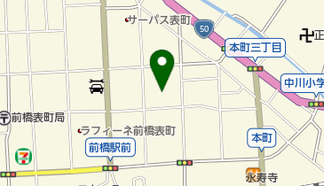 双葉塾前橋校の地図画像