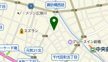 きくや楽器店の地図画像