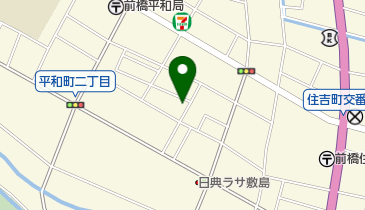 日本基督教団前橋中部教会の地図画像