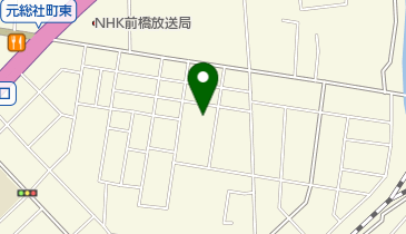 前橋聖契キリスト教会の地図画像