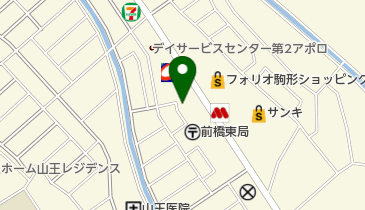 群馬県建築板金工業組合の地図画像