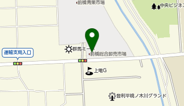 前橋生鮮食料品総合卸売市場の地図画像