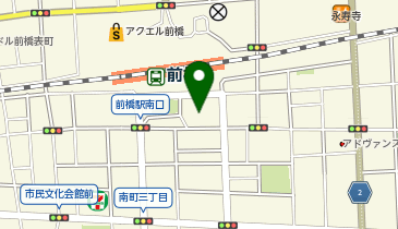 前橋献血ルームの地図画像