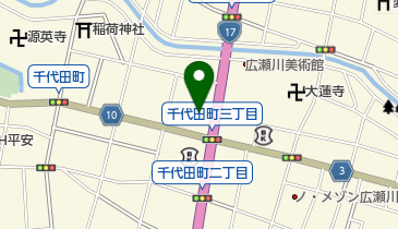 河内屋呉服店の地図画像