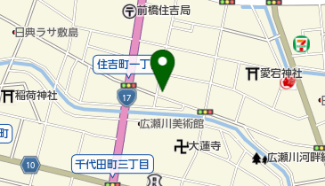 若井自転車店の地図画像