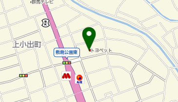 群馬トヨペット株式会社 前橋上小出店の地図画像