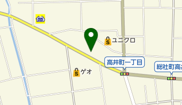 藍の地図画像