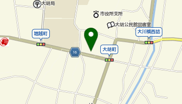いなもり生花店の地図画像