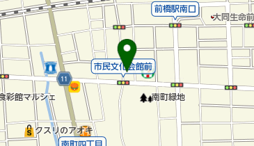 味人生前橋南店の地図画像