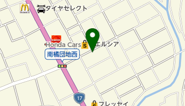 有限会社一之瀬電気の地図画像