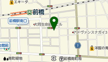 サンサン前橋店の地図画像