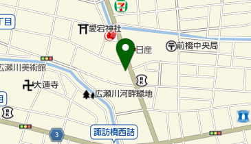 恩田美容室の地図画像