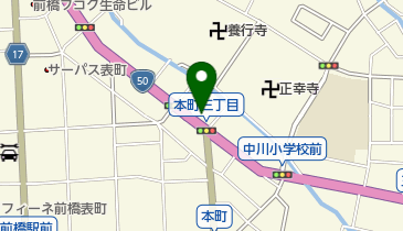 秀峰堂の地図画像