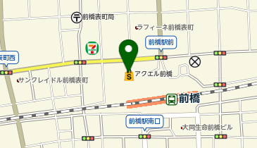 日本生命保険相互会社 ライフプラザ群馬・ご来店窓口の地図画像