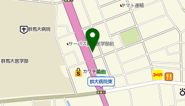 メガネのイタガキ 前橋本店の地図画像
