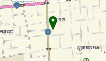 有限会社フジ模型前橋店の地図画像