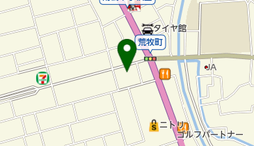 かしの木の地図画像