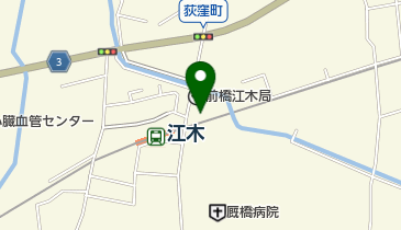 植野理容所の地図画像
