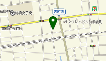 カットルームトネの地図画像