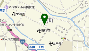 岸理容所の地図画像