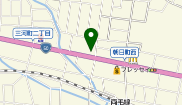 長谷川理容館の地図画像