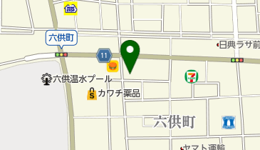 ヘアーサロンしらいしの地図画像