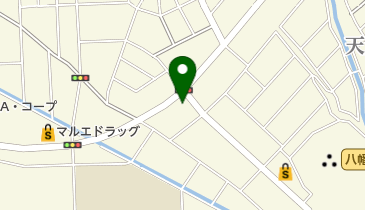 ヘアーサロンひびのの地図画像