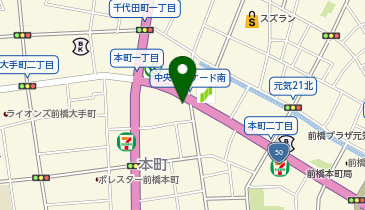 公証役場 前橋公証人合同役場の地図画像