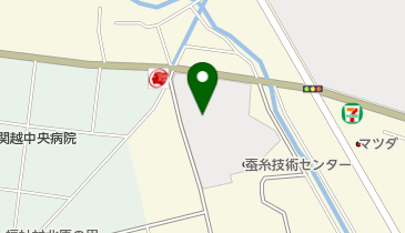 群馬県庁 その他機関 蚕糸技術センターの地図画像