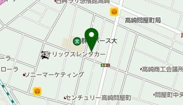 株式会社明石スクールユニフォームカンパニー群馬営業所の地図画像