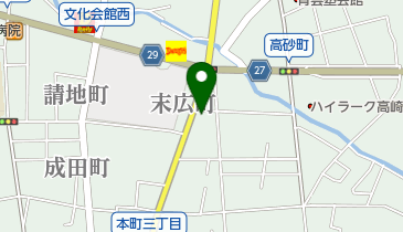 福田荒物店の地図画像