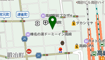 フラットヘッド高崎店の地図画像