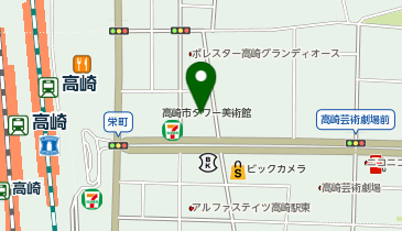 三菱電機ビルソリューションズ株式会社群馬支店の地図画像