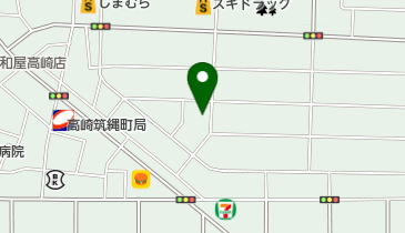社団法人群馬県エルピーガス協会高崎支部の地図画像