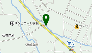 セプロ高崎店の地図画像