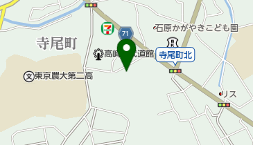 高崎市 寺尾公民館の地図画像