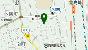 財団法人小原流高崎支部の地図画像