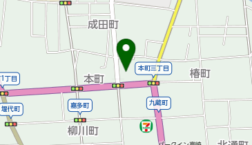 柘植学園の地図画像